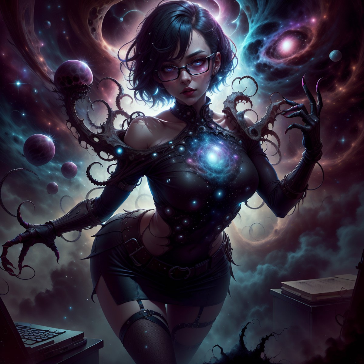 07531-12345-,eldritchtech,cosmic, dark energy, Wraith,_office lady, bob cut, black hair, glasses, miniskirt,.png